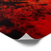 モダン抽象芸術絵画ズアートプリントレッドクリエイティブ ポスター (角)