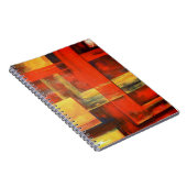 モダン抽象芸術絵画図形 ノートブック (右側)