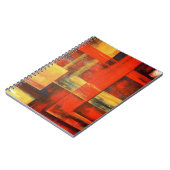 モダン抽象芸術絵画図形 ノートブック (左側)