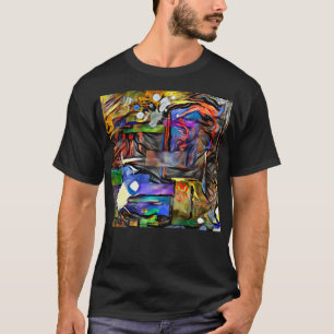 モダン抽象芸術絵画 Tシャツ