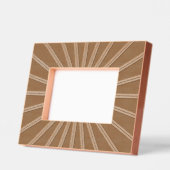 モダン抽象芸術線レーザーエッチング写真枠 レーザー彫刻フレーム (左)