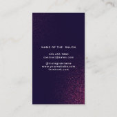 モダン抽象芸術美しいアポイントメントカード 予約カード (裏面)