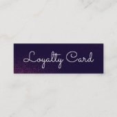 モダン抽象芸術美しいサロン ロイヤリティカード (正面)