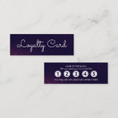 モダン抽象芸術美しいサロン ロイヤリティカード (正面/裏面)