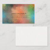 モダン抽象芸術背景プロフェッショナルプレーン 名刺 (正面/裏面)