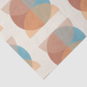 モダン抽象芸術自然トーン幾何学水色 薄葉紙 (詳細)