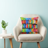 モダン抽象芸術色の熱狂する機色 クッション (椅子)