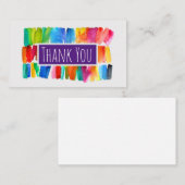 モダン抽象芸術色の熱狂する機色 ノートカード (正面/裏面)