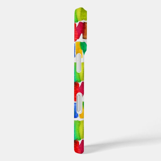 モダン抽象芸術色の熱狂する機色 Case-Mate iPhoneケース (裏面 / 右)