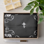 モダン抽象芸術花ティッシュペーパー 薄葉紙 (ギフト)