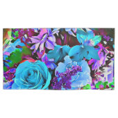 モダン抽象芸術花フローラ 枕カバー (正面左)