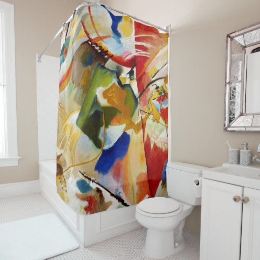 モダン抽象芸術芸術表現主義 シャワーカーテン (インサイチュ)