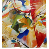 モダン抽象芸術芸術表現主義 シャワーカーテン (正面)