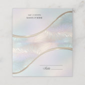 モダン抽象芸術虹色座席表 プレイスカード (外部開封)