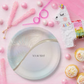 モダン抽象芸術虹色紙プレート ペーパープレート (パーティー)