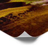 モダン抽象芸術表現主義ポスタープリント ポスター (角)