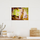 モダン抽象芸術表現主義ポスタープリント ポスター (キッチン)