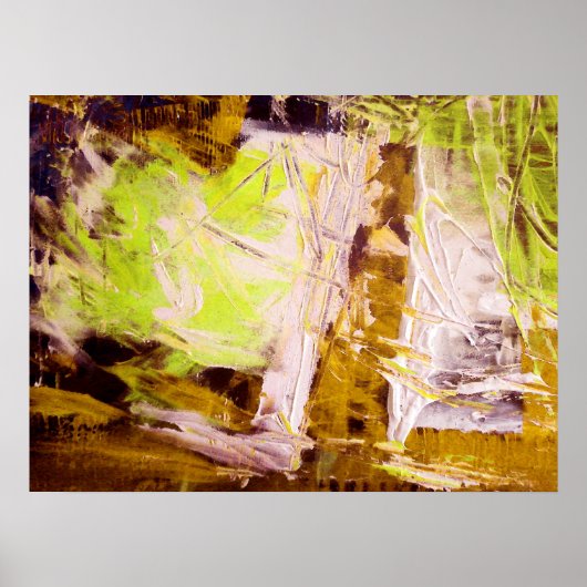 モダン抽象芸術表現主義ポスタープリント ポスター (正面)