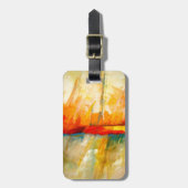 モダン抽象芸術表現者ラゲッジタグ ラゲッジタグ (正面縦)