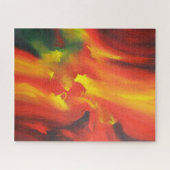 モダン抽象芸術表現者絵画のトレンディー ジグソーパズル (横)