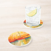 モダン抽象芸術表現者絵画の コースター (側面)