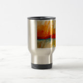 モダン抽象芸術表現者絵画の トラベルマグ (中央)