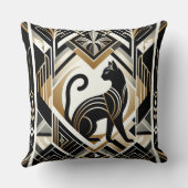 モダン抽象芸術装飾猫装飾用クッション クッション (裏面)