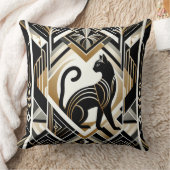 モダン抽象芸術装飾猫装飾用クッション クッション (ブランケット)