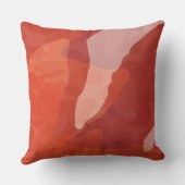 モダン抽象芸術赤い花（RD別） クッション (裏面)