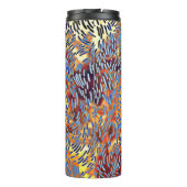 モダン抽象芸術赤黄色 タンブラー (裏面)