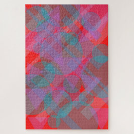 モダン抽象芸術赤002 ジグソーパズル