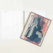 モダン抽象芸術都市鮮やか景観 プランナー手帳 (ディスプレー)