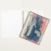 モダン抽象芸術都市鮮やか景観 プランナー手帳