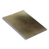 モダン抽象芸術金ゴールドリーフ結婚テクスチャ ノートブック (右側)