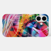 モダン抽象芸術電話/iPadケース Case-Mate iPhoneケース (裏面 (横))