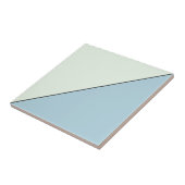 モダン抽象芸術青の幾何三角形 タイル (側面)