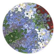 モダン抽象芸術面アートワーク – ステッカー