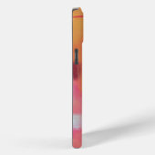 モダン抽象芸術黄パーソナライズされた色 Case-Mate iPhoneケース (裏面 / 右)