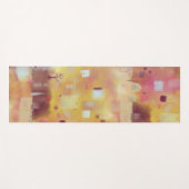 モダン抽象芸術黄 ヨガマット (正面(横))