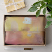 モダン抽象芸術黄 薄葉紙 (ギフト)