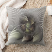 モダン抽象芸術3Dシェイプフラクタルアート クッション (ブランケット)