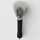 モダン抽象芸術3Dシェイプフラクタルアート ゴルフヘッドカバー (正面)