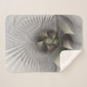 モダン抽象芸術3Dシェイプフラクタルアート シェルパブランケット (正面(横))