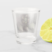 モダン抽象芸術3Dシェイプフラクタルアート ショットグラス (裏面)