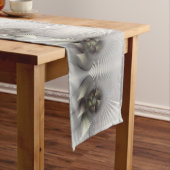 モダン抽象芸術3Dシェイプフラクタルアート ミディアムテーブルランナー (インサイチュ)