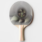 モダン抽象芸術3Dシェイプフラクタルアート 卓球ラケット (裏面)