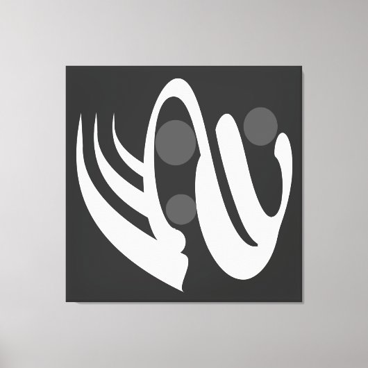 モダン抽象芸術 キャンバスプリント (正面)