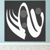 モダン抽象芸術 キャンバスプリント (インサイチュ (ウッドフロア))