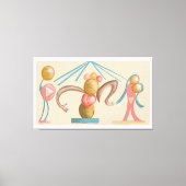 モダン抽象芸術 キャンバスプリント (正面)