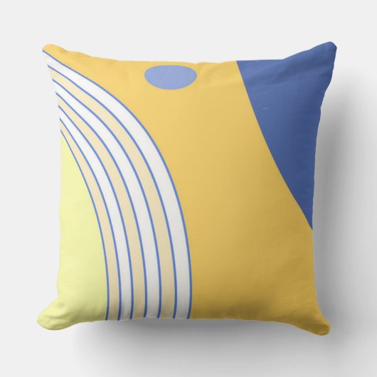 モダン抽象芸術 クッション (正面)